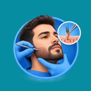 زراعة شعر اللحية